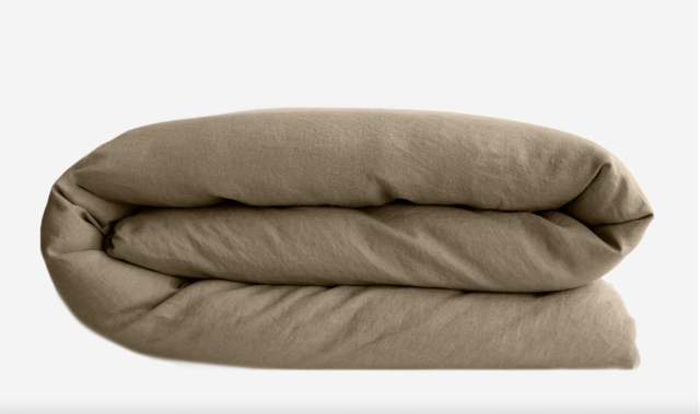Housse de couette Lin lav Collection Sonate / Camel