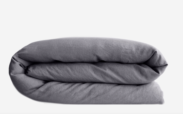 Housse de couette Lin lav Collection Sonate / Brume