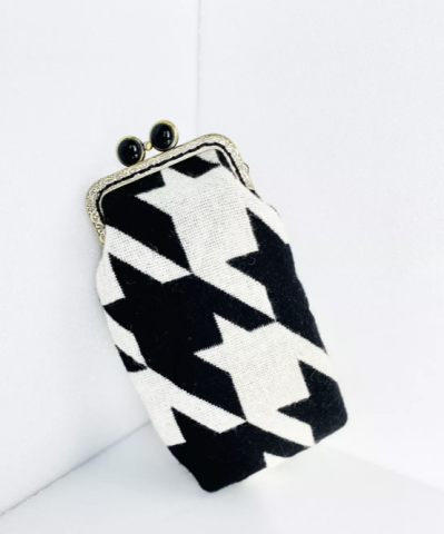 Etui  lunettes Modle Pied de coq
