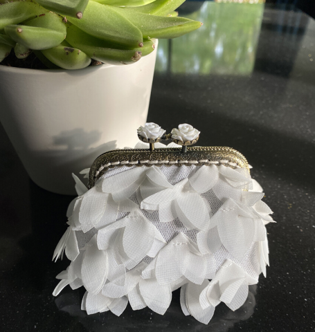 Porte-monnaie Modle Swann blanc
