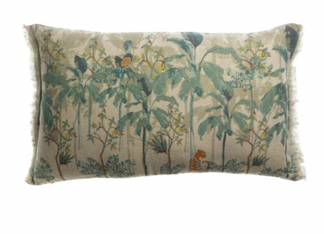 Coussin imprim Zeff Raja multicolore 30 x 50