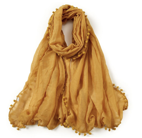 Chche coton jaune curry