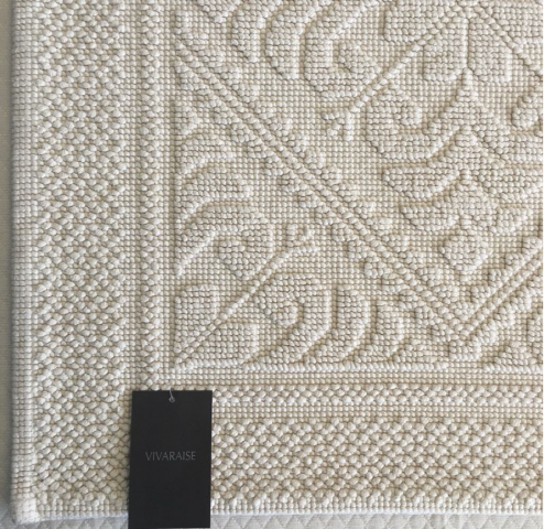 Tapis de bain Enzo Couleur Craie