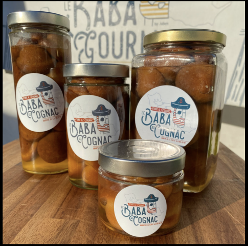Petits babas gourmands Poire/Cognac